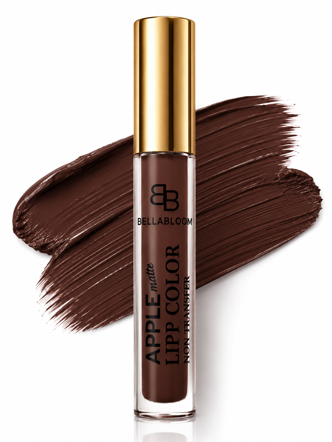 BellaBloom Chocolate Brown Liquid Matte Lipstick | Waterproof | Transfer Proof | Smudge Proof | Long Lasting | 5 ml