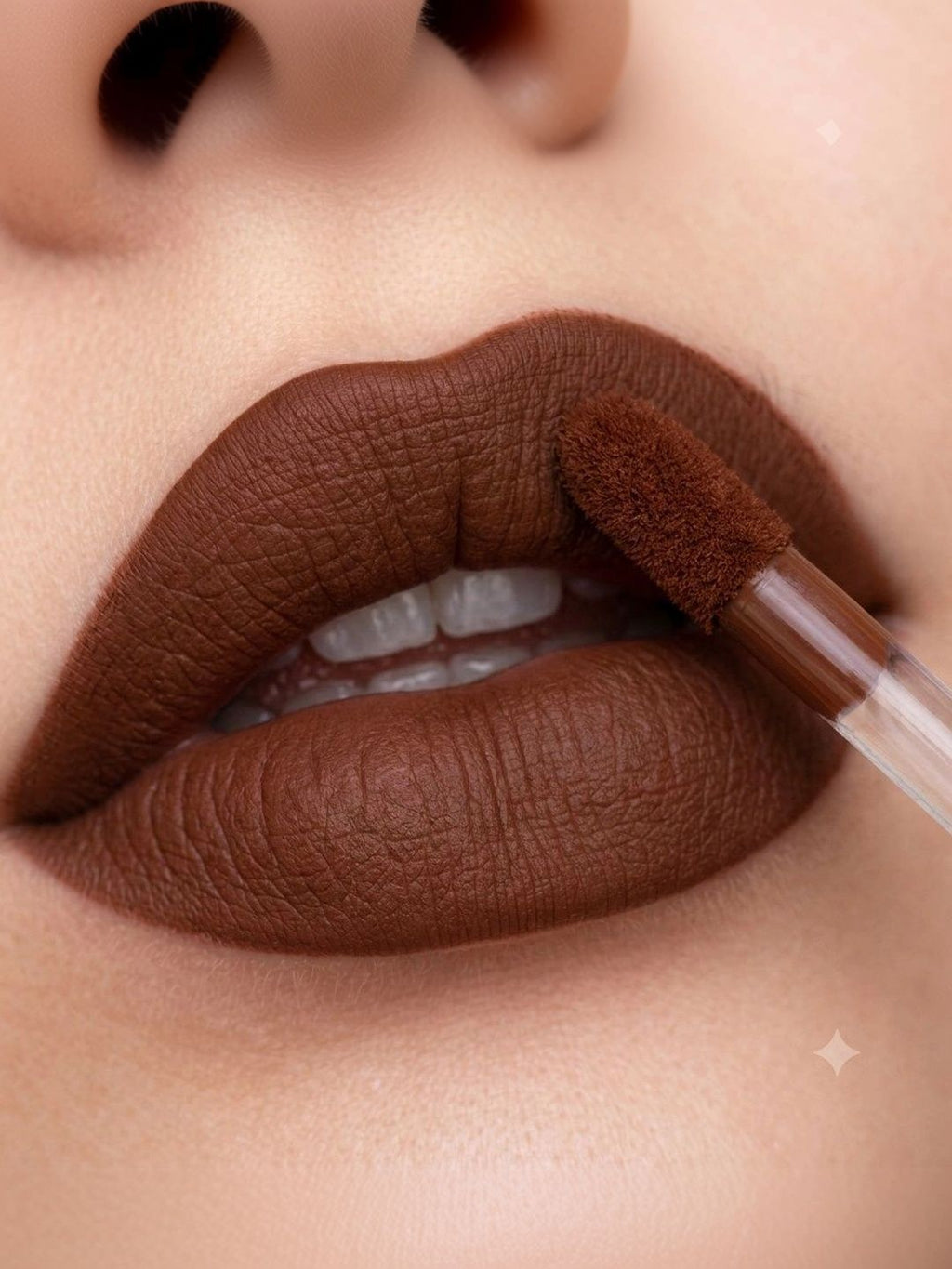 BellaBloom Chocolate Brown Liquid Matte Lipstick | Waterproof | Transfer Proof | Smudge Proof | Long Lasting | 5 ml